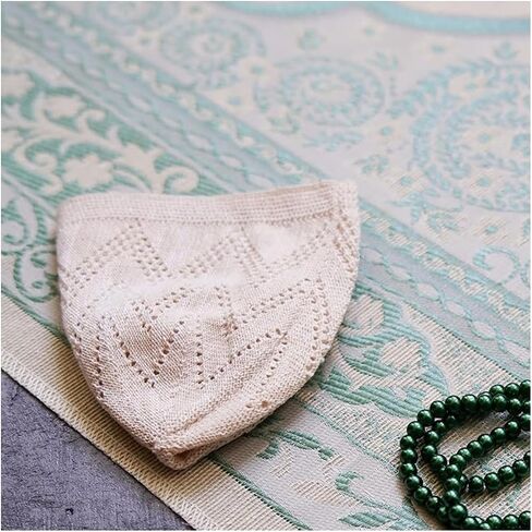 Kufi Hats for Men Muslim, Muslim Hats for Men, Muslim Cap for Men, Muslim Knitting Kufi Hats for Men, Islamic Gifts for Men, Muslim Gifts for Men, Islamic Prayer Cap, Kufi Cap, Mixed Color Pack of 6 in Saudi Arabia
