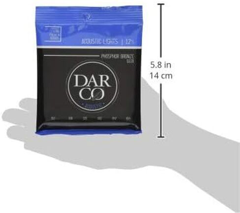 مارتن جيتار داركو اكوستيك D220، 92/8 فوسفور برونزي، أوتار جيتار خفيفة الوزن in Kuwait