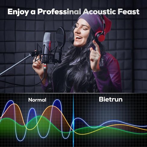 XLR Cables 6FT/1.8M 2 Packs,Bietrun Premium Heavy Duty Balanced Microphone Cable with 3-Pin XLR Male to Female Microphone Cord Connector Compatible with Microphones,Mixer,Speaker Systems,Preamps More in Kuwait