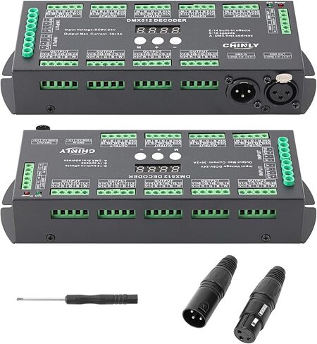 30 Channel DMX decoder 512 RGB LED Strip Controller DMX dimmer DC9V-24V 2A/CH in Saudi Arabia