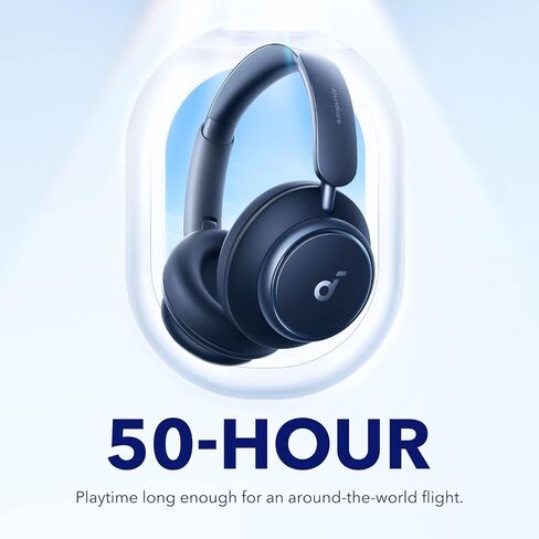 Soundcore by Anker Space Q45 Adaptive Active Noise Cancelling Headphones, Reduce Noise by Up to 98%, 50H Playtime, App Control, LDAC Hi-Res Wireless Audio, Comfortable Fit, Bluetooth 5.3 (Renewed) in Kuwait