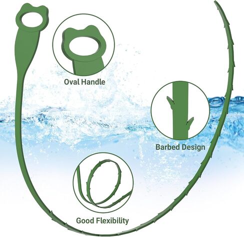 27 Inch Drain Snake Clog Remover 6 Pack, Drain Hair Catcher Sink Snake Drain Cleaner Drain Auger Removal Tool for Shower Kitchen Sink Bathroom Tub Sewer in Saudi Arabia
