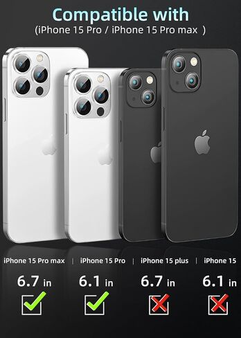ZXZone [4 عبوات] واقي عدسة الكاميرا مصمم لهاتف iPhone 13 6.1 بوصة وiPhone 13 mini 5.4 بوصة، غطاء كاميرا الملحقات، زجاج مقسى 9H، فائق الدقة، مضاد للخدش، سهل التركيب in Kuwait