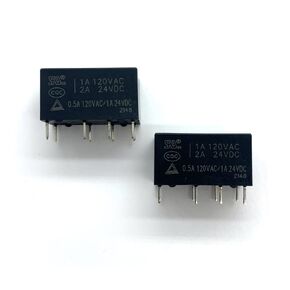 2PCS HJR1-2C L-12V HJR1-2CL-12V 2A 8 Pins Power PCB Mount Relay