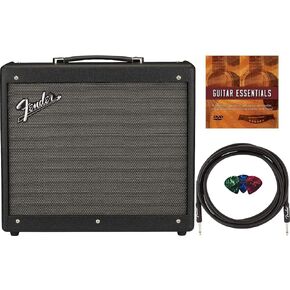 Fender Mustang GTX50 Guitar Combo Amplifier Bundle with Instrument Cable and Picks