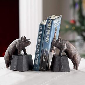 Nearsighted Pigs Bookends
