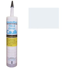 Custom Building Product Color Matched Caulk by Color Fast (Cool White Unsanded)