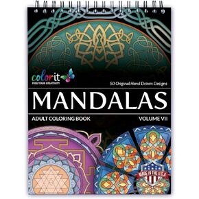 ColorIt: Mandalas to Color - 50 Original Drawings and Anti-Stress Patterns for Premium Adult Coloring Book (Volume III)