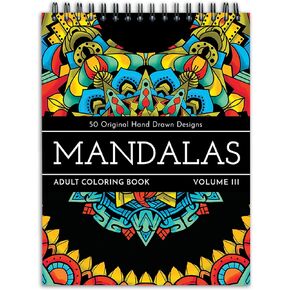 ColorIt: Mandalas to Color - 50 Original Drawings and Anti-Stress Patterns for Premium Adult Coloring Book (Volume III)