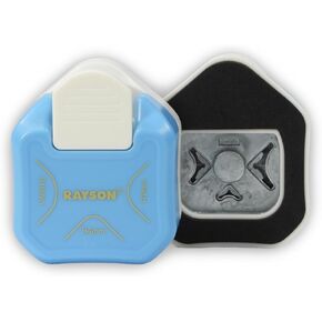 RAYSON CR05W 3 in 1 Corner Cutter, 4mm 7mm 10mm 3 Way Corner Rounder Paper Punches for Paper Craft, DIY Projects, White