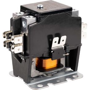 Ultra Durable 2 Pole Contactor 40 Amp 24VAC Coil by BlueStars - Compatible with Relays, Air Conditioner, Heat Pump, Refrigeration Systems