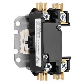 HVAC Motor Contactor, HSJL-30/1, 1 Poles, 30A, 120VAC 50/60Hz Coil, for Air Conditioner, Heat Pump, Refrigeration Systems, UL Listed