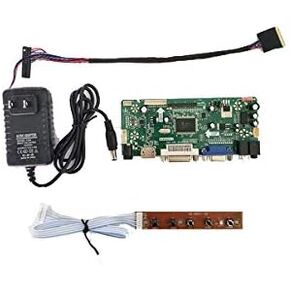 لوحة تحكم Taidacent Universal LVDS، شاشة LCD مقاس 10-65 بوصة، HDMI DVI VGA إلى LVDS، لوحة القيادة DIY، مجموعة عرض الكمبيوتر المحمول (لوحة محرك واحدة) in Saudi Arabia