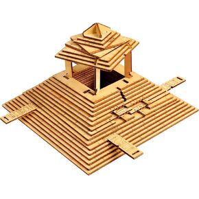 ESC WELT Fort Knox Puzzle Box - Escape Room in a Box - Eco-Friendly Wooden Puzzle Game - Brain Teaser for Adults & Teens - Puzzle Box with Hidden Compartment - 3D Puzzle for Adults