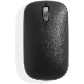 Azio Retro Classic Bluetooth Mouse (Gunmetal) - Genuine Leather Topped with Pixart Precision Tracker