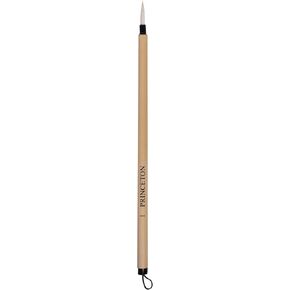 Princeton Artist Brush Co. Bamboo Series 2150 - Bamboo Painting Brush - Short Handle Round Brush Size 6 - Natural Hair Calligraphy Brush for Watercolor and Ink - Single Ink Brush for Sumi Painting in Kuwait