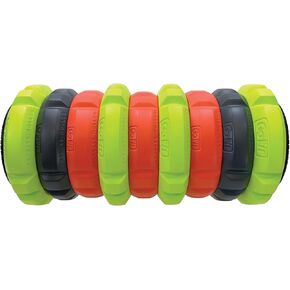 GoFit Revolve Roller – Adaptive Massage Roller with 9 Interchangeable Rings, Recovery Foam Roller for Muscle Relief, Deep Tissue Message and Trigger Point Therapy
