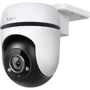 TP-Link Tapo 2K QHD Outdoor Pan/Tilt Wi-Fi Security Camera, 360° View, Motion Tracking, Color Night Vision, Free Person/Vehicle/Motion Detection, Cloud & SD Card Storage, 24/7 Recording, Tapo C520WS