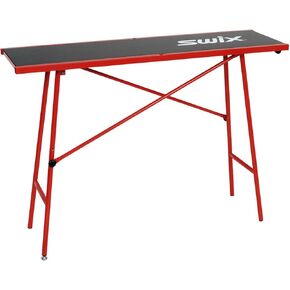 Swix T75W Wide, 120 x 35cm | Compact Lightweight Wax Table One Leg Height Adjustment ski-and-Snowboard-Tuning-Accessories, Red