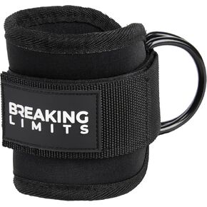 BREAKING LIMITS Ankle Straps for Cable Machines Women – Glute Kick Back Ankle Strap Set - Cable Ankle Attachments for Gym Workout – Poleas para Gym - Leg Straps for Cable Machine Men