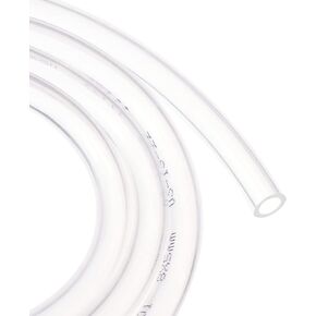 Pneumatic Tubing - Polyurethane Air Compressor Hose Pipe, Apply to Air Line Transfer (8mm OD 5mm ID, 6Ft, Clear)