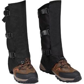 Hikeen Leg Gaiters for Hiking, Boot Gaiters for Men & Women 1000D Nylon Waterproof Gaiters for Hunting, Shovel Snow, Snowshoeing