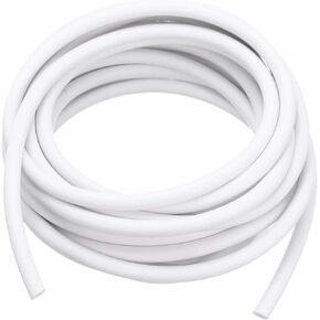 PATIKIL Silicone Foam Seal Strip, 5Meters(16.4Ft) 4mm(0.16") Dia Round High Density Solid Sponge Rubber Weather Stripping Cord for Sealing Gap Blocker Insulation, Red