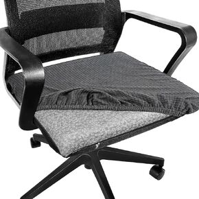 Stretchable Office Chair Covers, Elastic Fit Seat Slipcovers for Computer Chair, Desk Chair Seat, Removable Washable Desk Chair Seat Cushion Protectors in Saudi Arabia