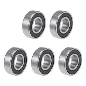 uxcell 699-2RS Deep Groove Ball Bearings 9mm x 20mm x 6mm Double Sealed Chrome Steel P6(ABEC3) 5pcs