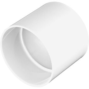 NDS 3P05 PVC S&D Coupling, 3-Inch, Hub X Hub Connection, for use with 3-Inch Sewer and Drain Pipe, White