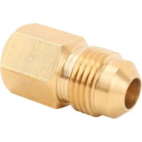 تركيبات أنبوب نحاسي متوهج محول ذكر 3/8 "مضيئة إلى أنثى 1/4" أنبوب NPT موضوع البروبان محول أنابيب الغاز الطبيعي تركيبات مضيئة الغاز الطبيعي