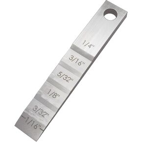 pipefitter tools, 2130 Small Pipe Spacer Wedge Stepped Guage, (3/4" x 4"), Pipe fitting tools fit for Pipe Spacing Welding, Stepped Flange Wedge with Lanyard Hole