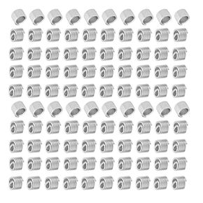 M6 Helicoil Kit 6Mm Helicoil 304 Stainless Steel 100 Pcs 304 Stainless Steel Screw Wire Sleeve Thread Repair Insert Assortment Kit M6X1.0X1.5D