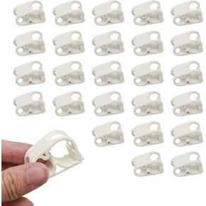 20PCS Adjustable Plastic Tubing Clamp，Hose Shut Off Clamps for 1/4" - 1/2"，Tubing Hose Clamps Valve Flow Control，Water Flow Control Hose Clip Laboratory Pinch Valve，for Beer Bottle And Infusion Bottle
