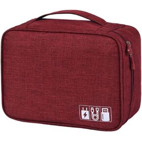 Evaliana Electronic Accessories Cable Charger USB Storage Bag Case Organizer Box