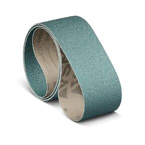 VSM Abrasive Belt, 4" Width, 36" Length, Zirconia, 40 Grit, Tear-Resistant Flexible Cloth Backing, Pack of 3 Durable Abrasive Belts, Hand-Held Machine Compatible