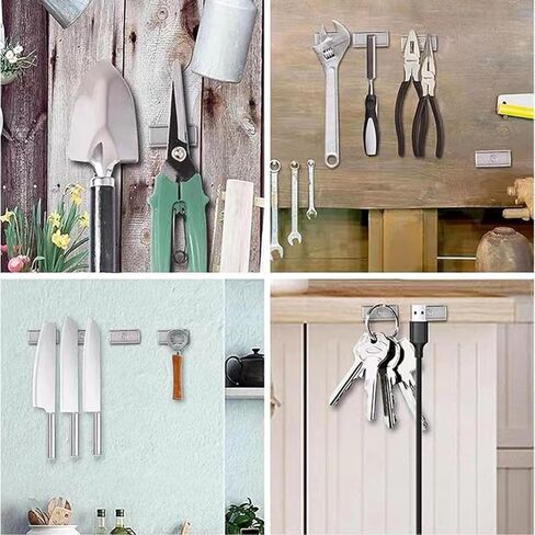 مغناطيس شريط نيوديميوم قوي من الدرجة N52 مع فتحة غاطسة، مغناطيس وعاء مستطيل عالي التحمل مع براغي للتركيب على الحائط، مغناطيس أرضي نادر قوي (6 عبوات) in Kuwait