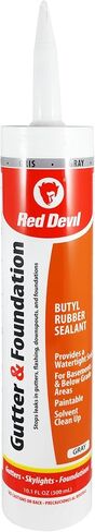 Red Devil 0697AG Gutter & Foundation Sealant, 10.1 oz., Gray, (Pack of 12) in Kuwait