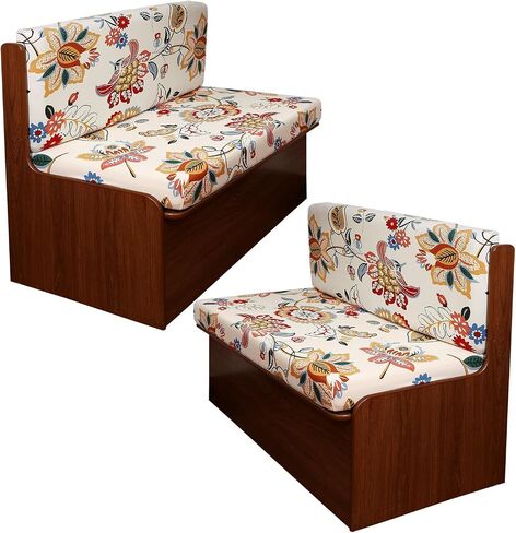 أغطية وسائد NILUOH RV Dinette، أغطية وسائد مطاطية قابلة للتمدد وأغطية بديلة للأريكة وأغطية قابلة للغسل لأريكة مقطورة السفر (غطاءان للمقعد وغطاءان لمسند الظهر، اللون 26) in Kuwait