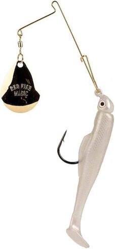 Strike King RMG14-863 Redfish Magic Spinnerbait, 1/4 -Ounce, Chartreuse in Kuwait