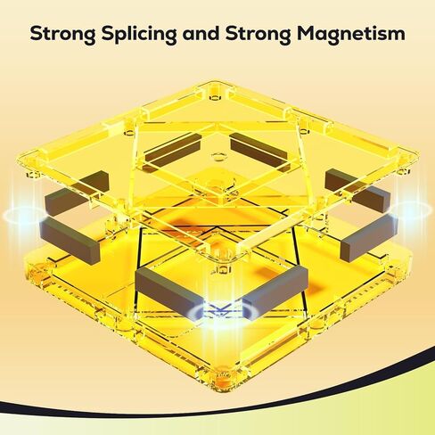 GobiDex Magnetic Tiles for Kids Age 3+, Magnets Building Blocks Toddler Toys Birthday Gifts for Boys & Girls (52PCS) in Kuwait