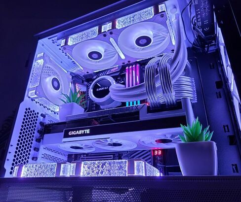 مروحة Asiahorse FS-S001 مقاس 120 مم RGB، إطار كامل من الأكريليك ARGB باللون الأبيض لحافظة الكمبيوتر، مراوح 5 فولت لمزامنة اللوحة الأم مع وحدة تحكم PWM تناظرية، 20+8 مصابيح LED قابلة للتحكم، مراوح كمبيوتر بمحامل هيدروليكية (3 عبوات) in Kuwait