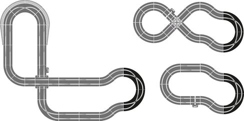 Scalextric R2 Curve x 8 Track Extension Pack 1:32 Slot Car Race Track Accessory C8196 in Saudi Arabia