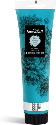 Speedball Water-Soluble Block Printing Ink, 5-Ounce Tube, Fluorescent Yellow in Saudi Arabia
