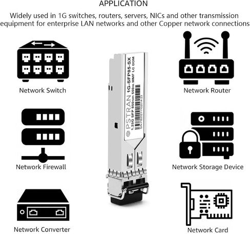 OPSTRAN 1000BASE-LX/LH SFP Transceiver Module for Netgear AGM732F Ubiquiti UF-SM-1G 1310nm 20km DDM Duplex LC SMF in Kuwait