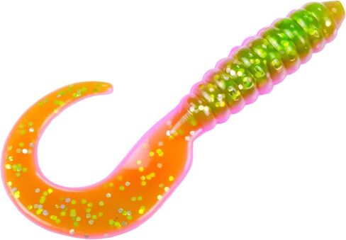 Strike King Mr. Crappie Grub Fishing Lure, 2", Ribbed Body in Saudi Arabia