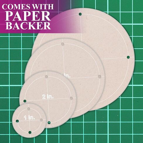 Diamond Quilting Acrylic Templates 4", 3", 2", 1" 45 Degree 1/4" Seam Allowance, 1/8" Acrylic in Kuwait