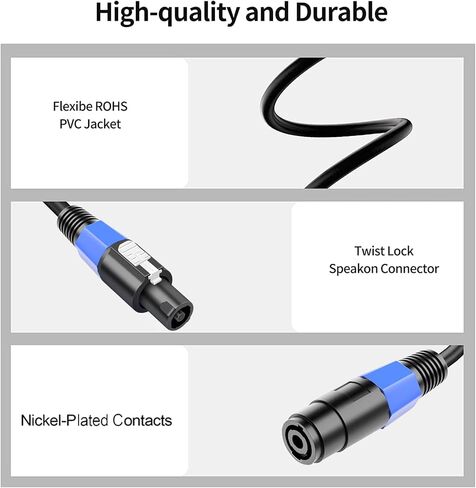 كابل مقسم مكبر الصوت من LanSenSu، 1 ذكر إلى 2 أنثى XLR Y كابل مقسم مكبر الصوت من 1 ذكر إلى 2 أنثى (عبوة واحدة) in Kuwait