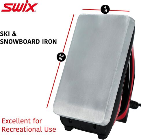 SWIX T77 Economy Waxing Iron for Alpine and Nordic Skis, Snowboard | 110V 1000 Watt Wax Iron with Temperature Adjustment in Saudi Arabia