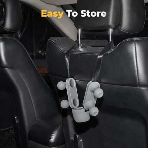 حامل التزلج المغناطيسي BougeRV، حامل على الجليد لحماية طلاء السيارة، قضيب صيد متعدد الوظائف/سلاح ناري/حامل دراجة للوقوف مؤقتًا على جانب السيارة، يتضمن حزامًا للتخزين in Kuwait